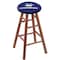 Holland Bar Stool Co Oak Bar Stool, Medium Finish, Connecticut Seat RC30OSMed - alternate 1